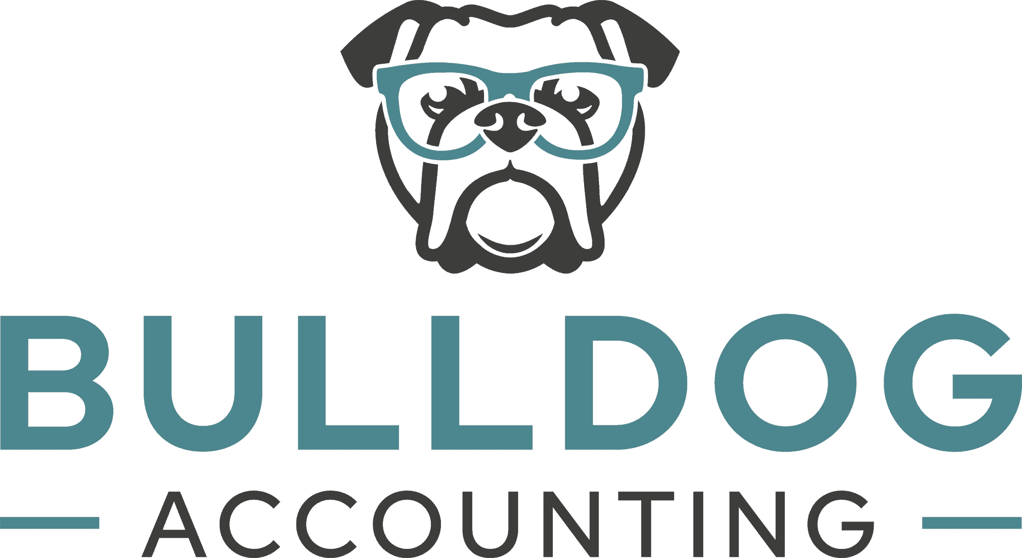 bulldog accounting logo branding