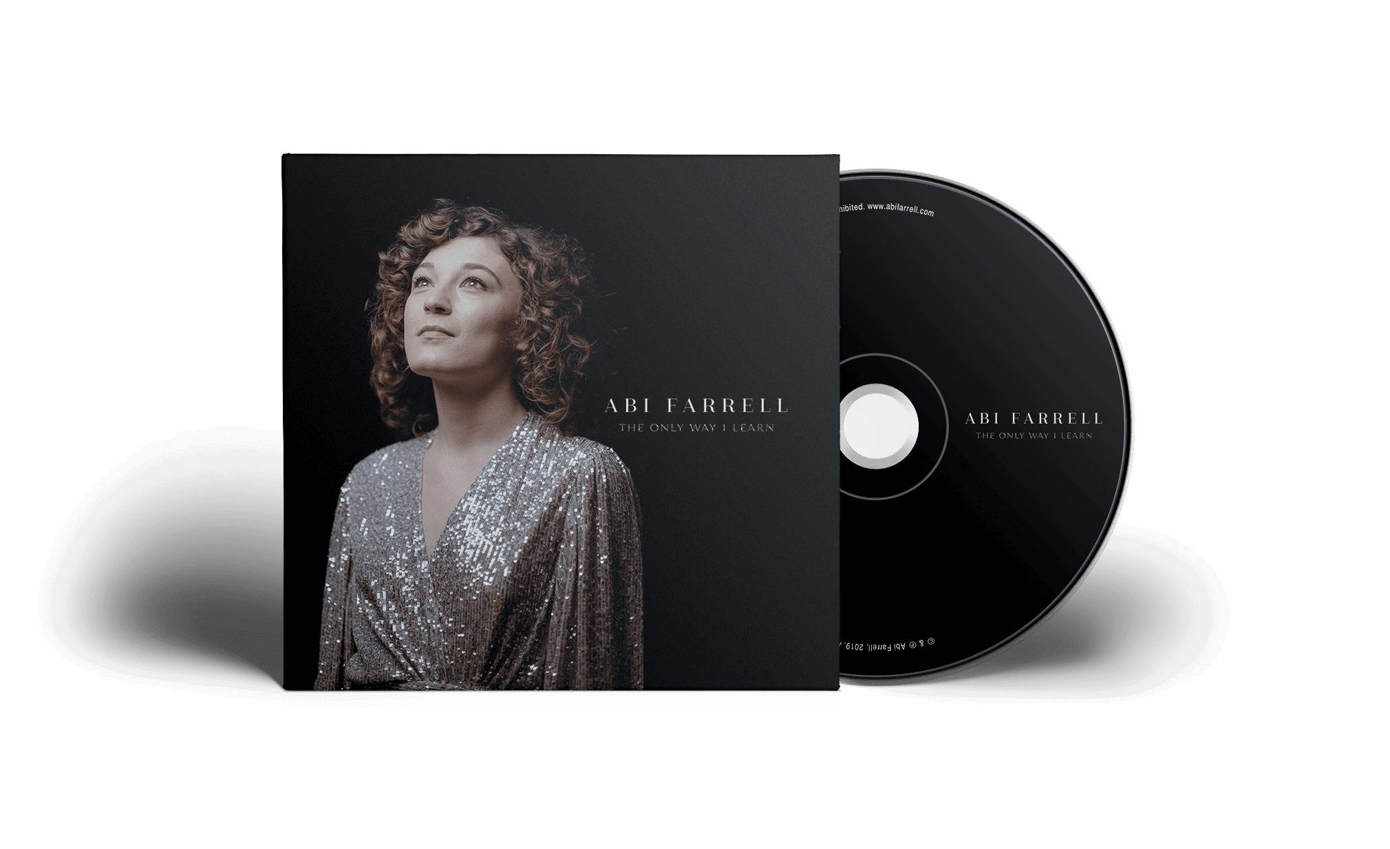 abi farrell the only way I learn EP digipack album cover design