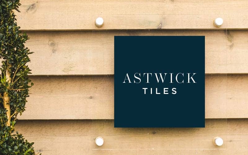 astwick tiles branding signage design