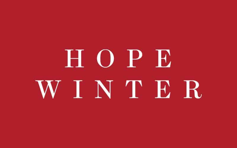 hope winter branding logo design