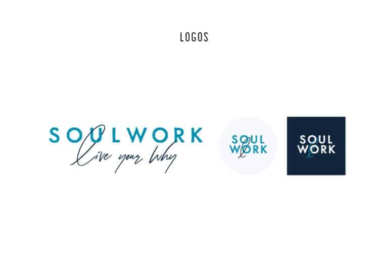 soulwork live your why logo branding guidelines