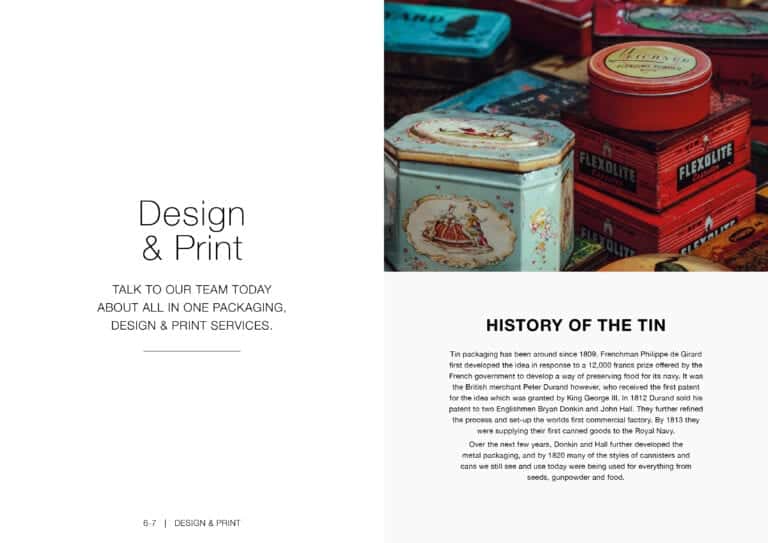tinware direct design brochure