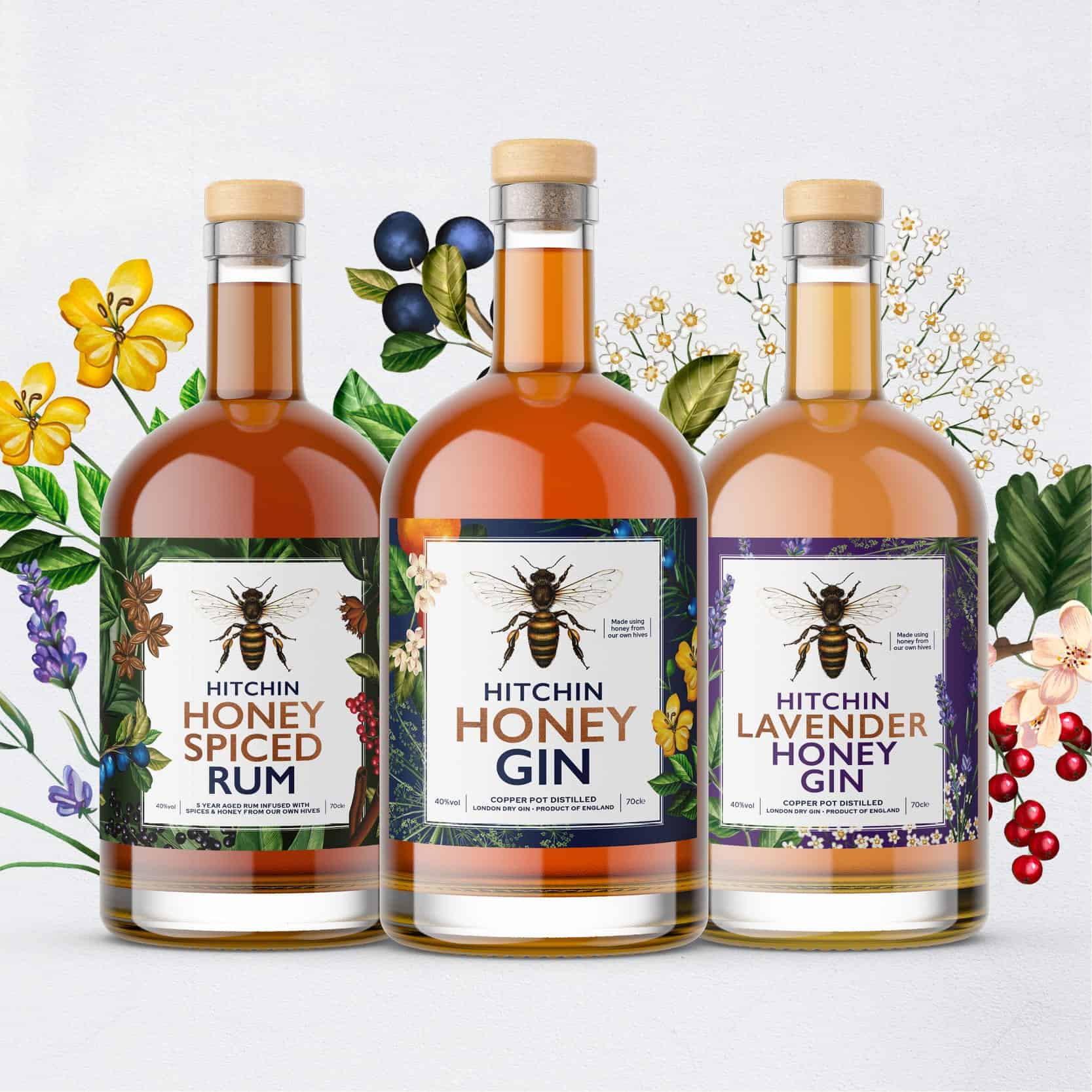 Save British Honeybees with Cardona & Son spirit co hitchin honey gin