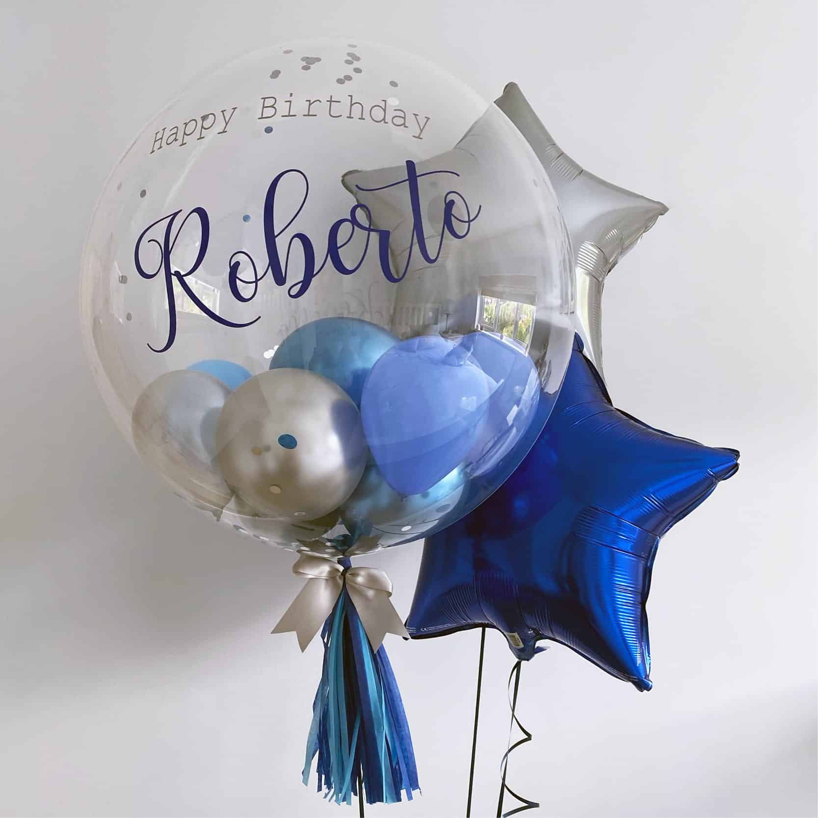 Becky Wells balloons personalised lockdown support local