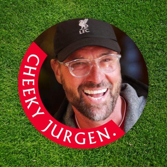 Cheeky Jurgen lookalike branding football liverpool fc football manager